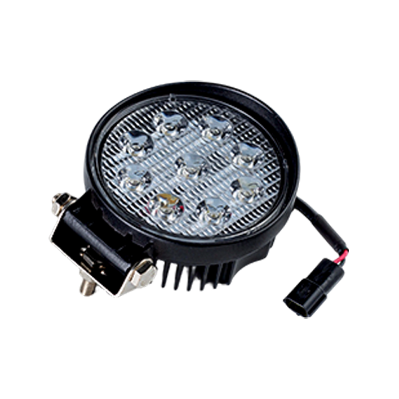 IP67 001 ไฟ LED ทำงานทรงกลมสำหรับงานหนัก 9 ดวงสำหรับยานยนต์อุตสาหกรรม