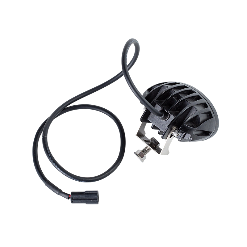 IP67 6W DC9-80V ไฟเตือนความปลอดภัยของรถยกแบบวงรีสีแดง/น้ำเงิน