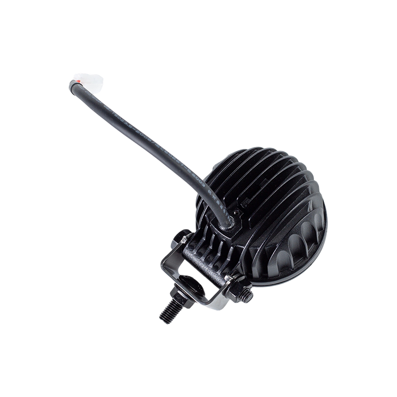 IP67 5W DC9-80V ไฟเตือนความปลอดภัยของรถยกจุดสีฟ้าเฉียงเฉียง