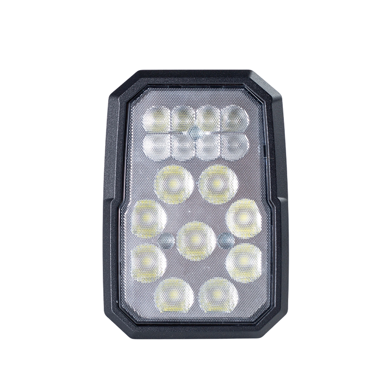 002 ไฟหน้าแบบรวมมัลติฟังก์ชั่น LED 9+8 สำหรับงานหนักสำหรับยานพาหนะอุตสาหกรรม