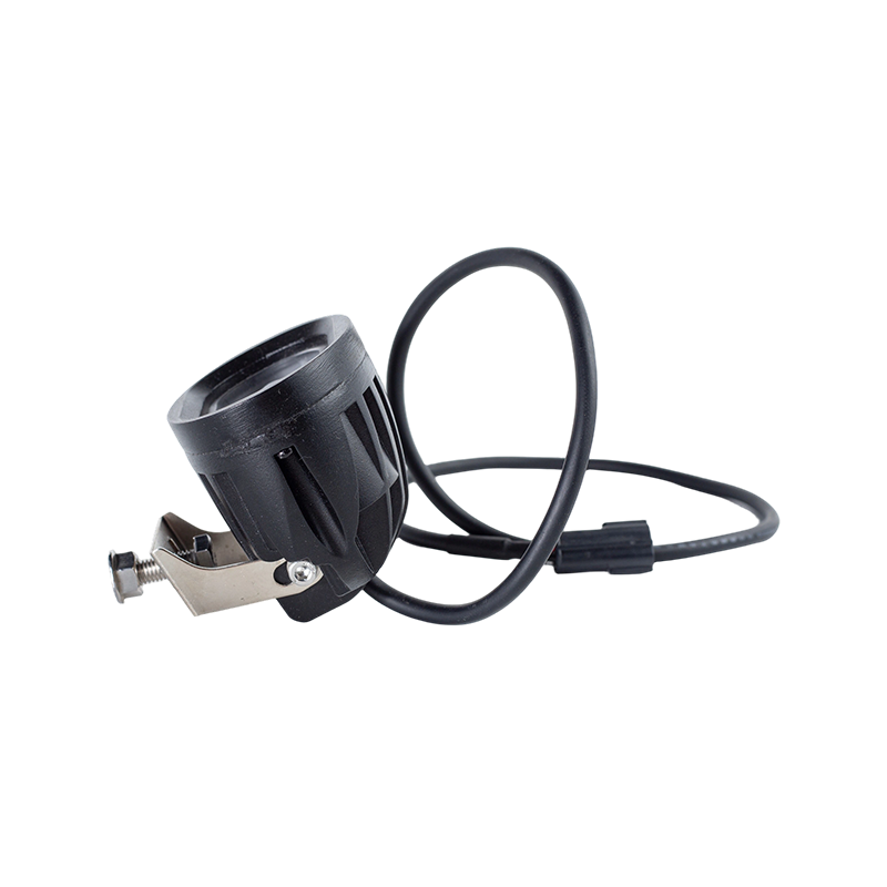 IP67 6W DC9-80V ไฟเตือนความปลอดภัยของรถยกแบบวงรีสีแดง/น้ำเงิน