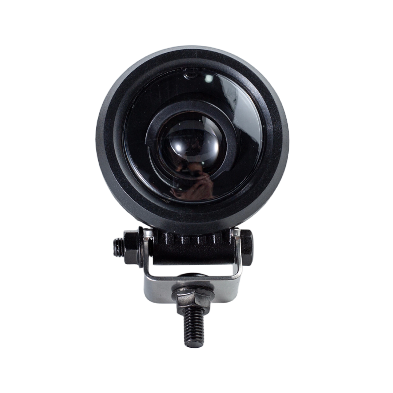 IP67 5W DC9-80V ไฟเตือนความปลอดภัยของรถยกจุดสีฟ้าเฉียงเฉียง