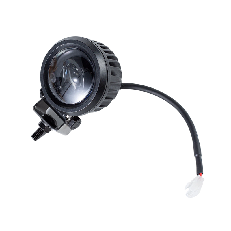 IP67 5W DC9-80V ไฟเตือนความปลอดภัยของรถยกจุดสีฟ้าเฉียงเฉียง