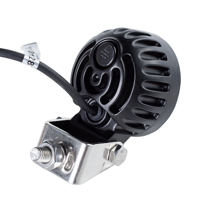 IP67 5W DC9-80V ไฟเตือนบริเวณรถยกสีแดง/น้ำเงินแบบกลม