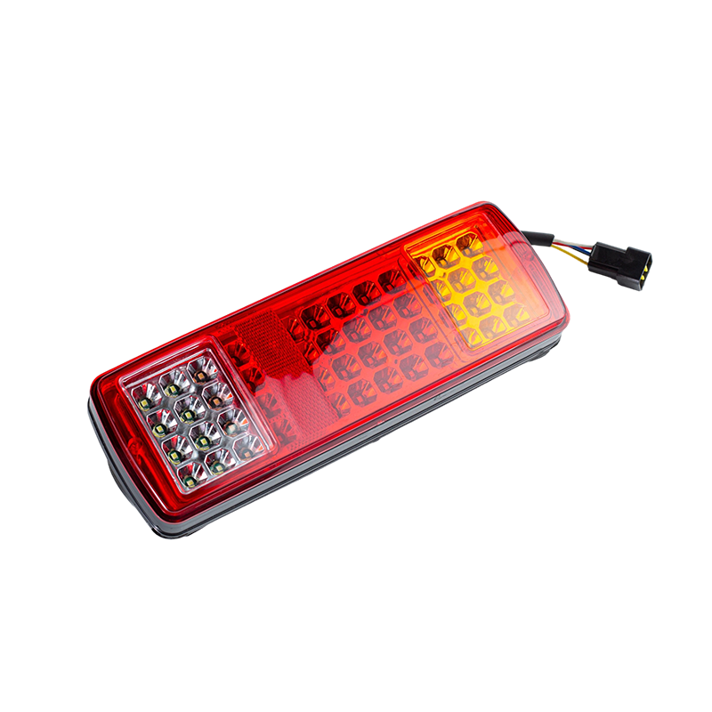 FLDJ-SSWD-002 IP55 6W DC12-24V ไฟท้ายด้านหลัง LED แบบรวม 3 สี (ไฟเลี้ยว + ไฟบอกตำแหน่ง + ไฟถอยหลัง)