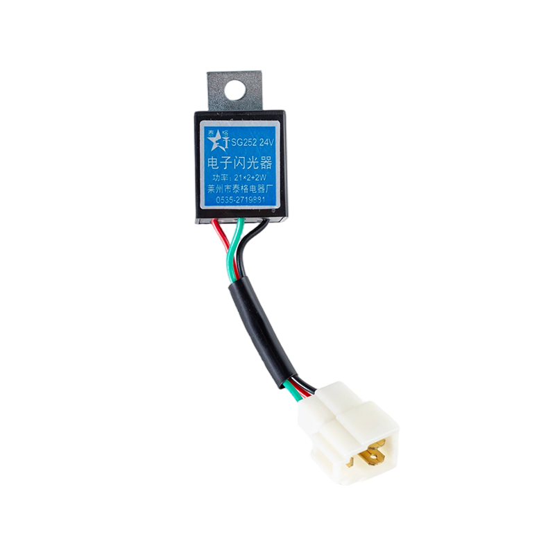 SG252 24V 20A รีเลย์ไฟกะพริบอิเล็กทรอนิกส์สำหรับสัญญาณไฟเลี้ยวรถยกและยานพาหนะ