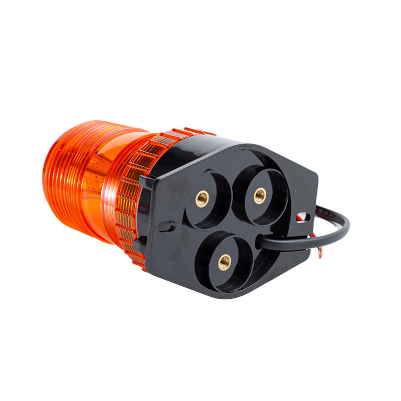 IP65 8W DC9-80V 360 °ไฟเตือน Beacon Amber Strobe สำหรับรถยก