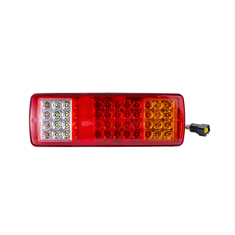 FLDJ-SSWD-002 IP55 6W DC12-24V ไฟท้ายด้านหลัง LED แบบรวม 3 สี (ไฟเลี้ยว + ไฟบอกตำแหน่ง + ไฟถอยหลัง)