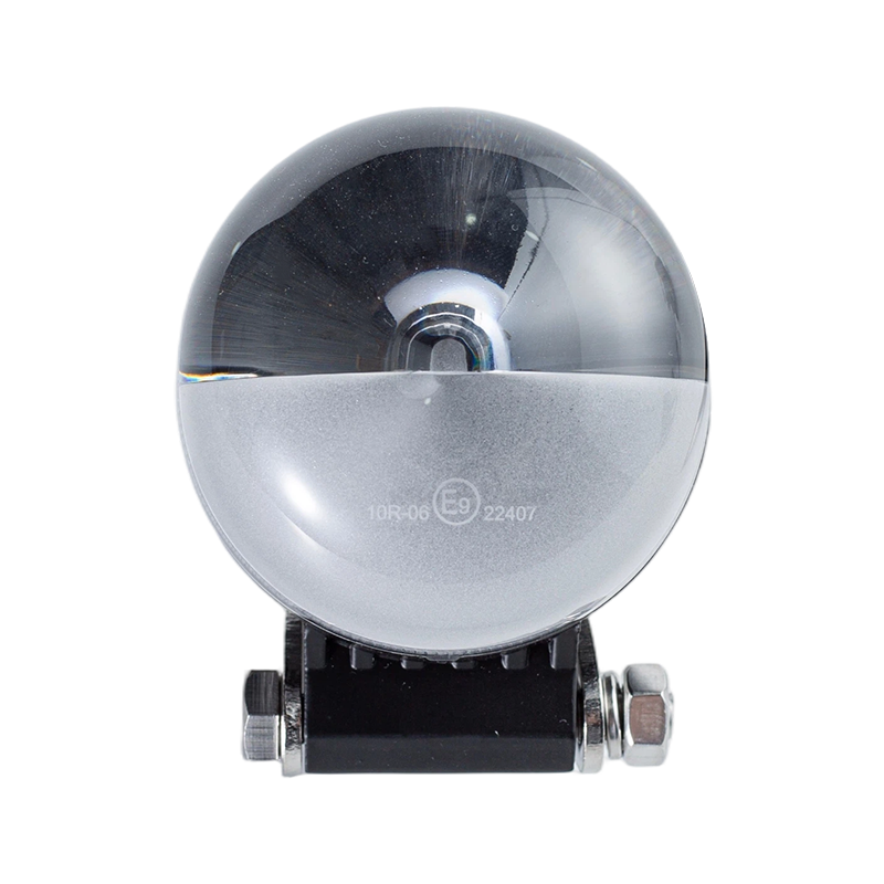 IP67 5W DC9-80V ไฟเตือนบริเวณรถยกสีแดง/น้ำเงินแบบกลม