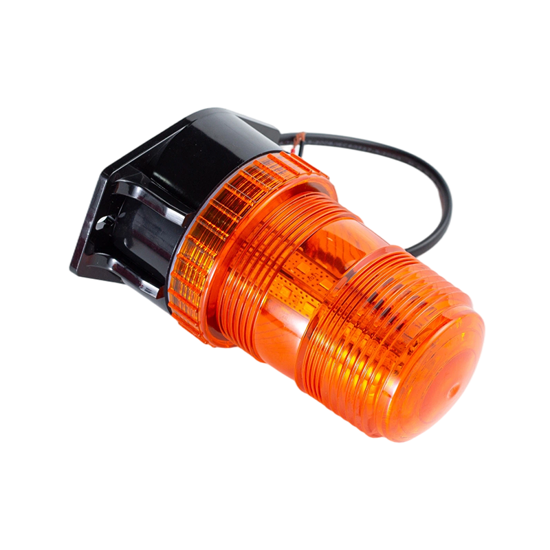 IP65 8W DC9-80V 360 °ไฟเตือน Beacon Amber Strobe สำหรับรถยก