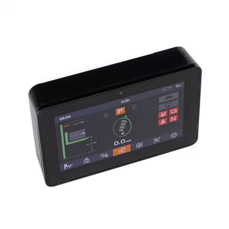 IP66 5 นิ้วแนวนอน CAN Bus Touch Dashboard / DC16V-DC120V แรงดันไฟฟ้ากว้าง FLYB-1005-1