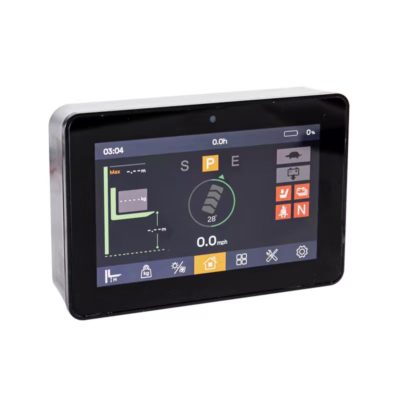 IP66 5 นิ้วแนวนอน CAN Bus Touch Dashboard / DC16V-DC120V แรงดันไฟฟ้ากว้าง FLYB-1005-1