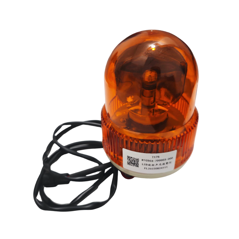 IP65 กันน้ำ DC24V LED ไฟสัญญาณหมุนพร้อมเสียงสำหรับรถยก
