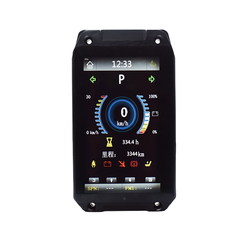 FLYB-1001 IP65 CAN Bus Dashboard ขนาด 7 นิ้วสำหรับรถก่อสร้างและรถยก