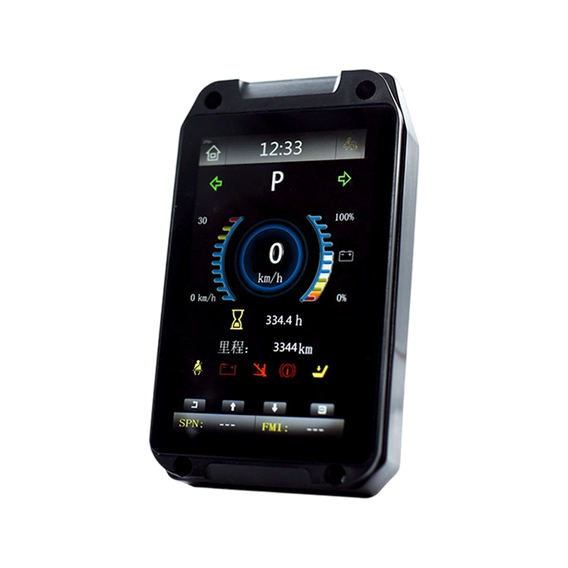 FLYB-1001 IP65 CAN Bus Dashboard ขนาด 7 นิ้วสำหรับรถก่อสร้างและรถยก